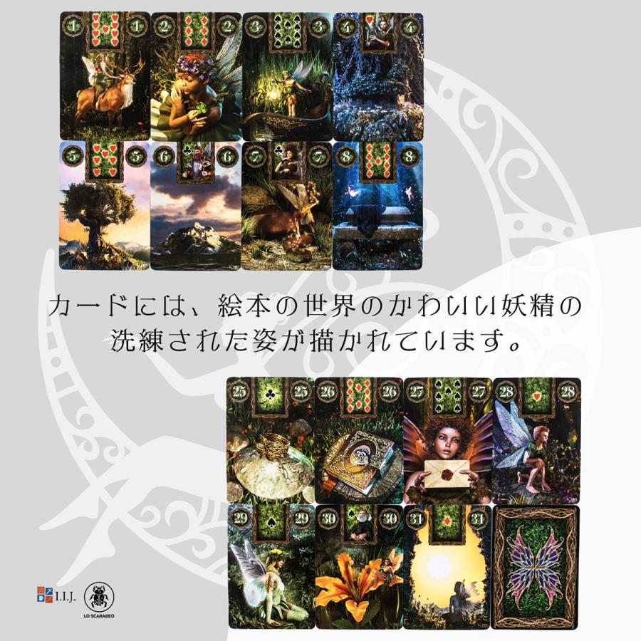 ルノルマン オラクルカード 占い 妖精 フェアリー ルノルマン オラクルカード Fairy Lenormand Oracle Cards 日本語解説書付き｜item-island-jp2｜06