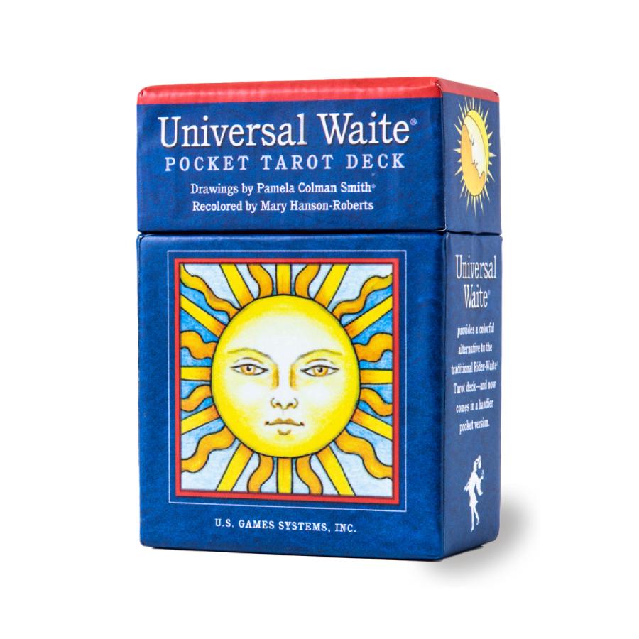 ユニバーサル ウェイト ポケット タロット Universal Waite Pocket Tarot タロットカード 78枚 ウェイト版 タロット占い 日本語解説書付き 正規品（Yahoo!・クロノスゲート Yahoo!店）