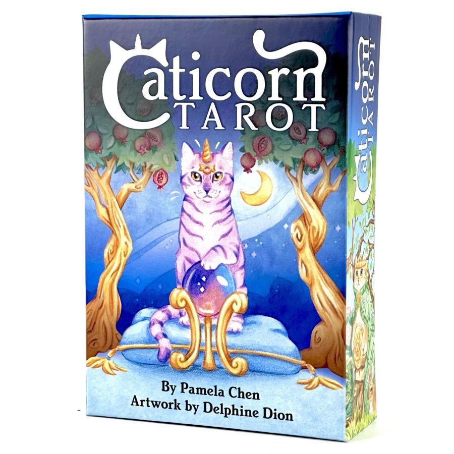 キャティコーン タロット Caticorn Tarot タロットカード 78枚 ウェイト版 タロット占い 日本語解説書付き 正規品（Yahoo!・クロノスゲート Yahoo!店）