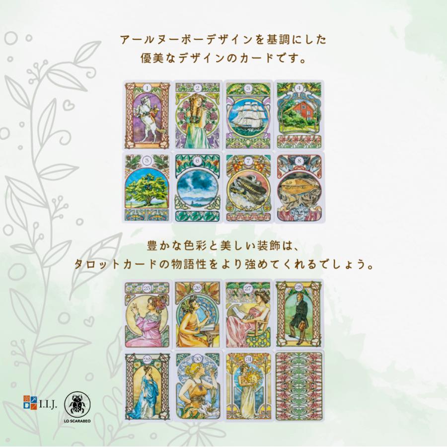 ルノルマン オラクルカード アールヌーボー・ルノルマン ART NOUVERAU LENORMAND 日本語解説書付き｜item-island-jp2｜03