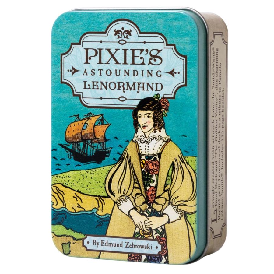 ピクシーズ アスタウンディング ルノルマン（缶入り） PIXIE'S ASTOUNDING LENORMAND ルノルマン オラクルカード 占い 日本語解説書付き 正規品（Yahoo!・クロノスゲート Yahoo!店）