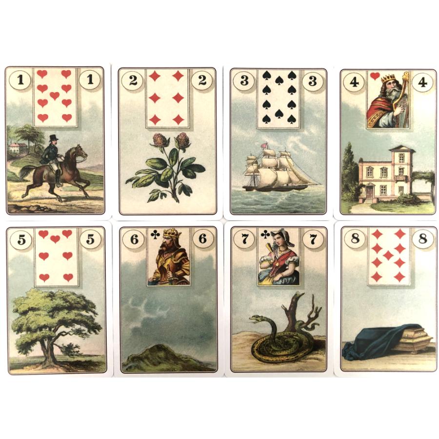 ルノルマン オラクル Lenormand Oracle カード 占い 日本語解説書付き