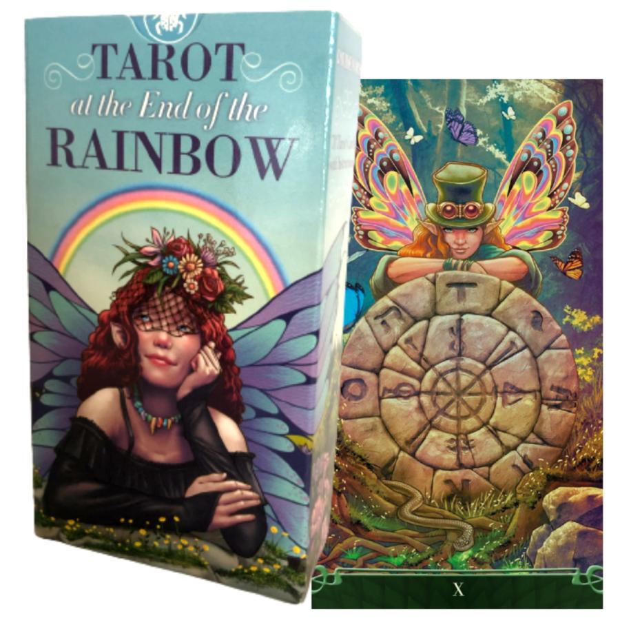 予約販売品 タロットカード 78枚 ウェイト版 タロット占い タロット アット ジ エンド オブ ザ レインボー Tarot At The End Of The Rainbow 日本語解説書付き セール開催中最短即日発送