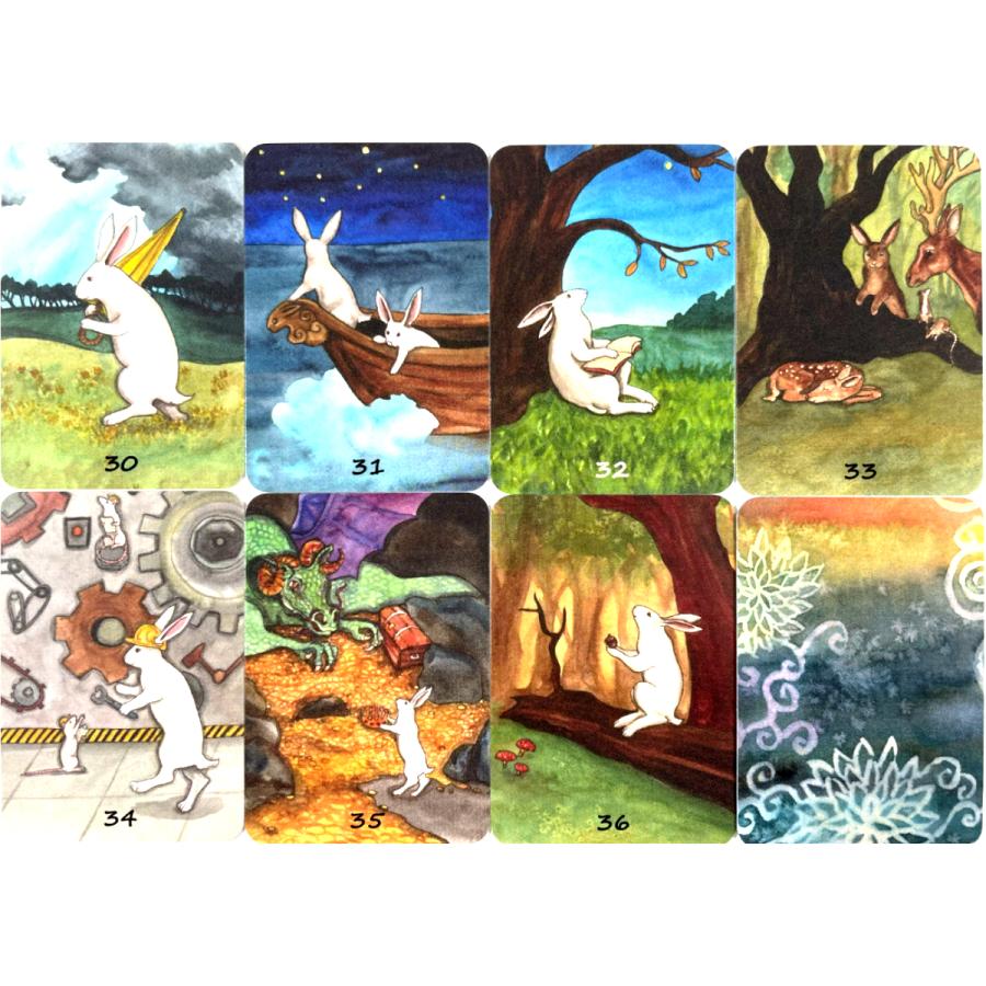 【日本語版説明書付き】オラクルカード４点セット（ミニサイズ２点おまけ付き） ウィッシュクラフトオラクル （ 日本語解説書付き オラクル