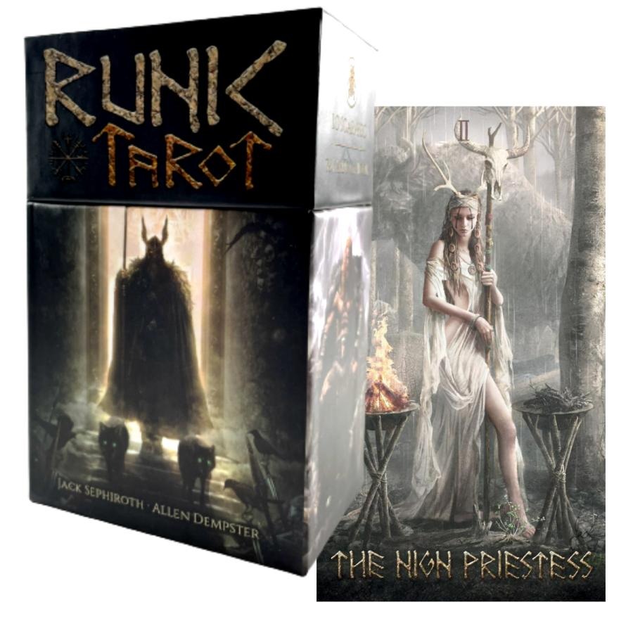 [正規品・入手困難]The NomadSoulWarrior Tarotタロット ルーニック タロット Runic Tarot タロットカード 78枚 ウェイト