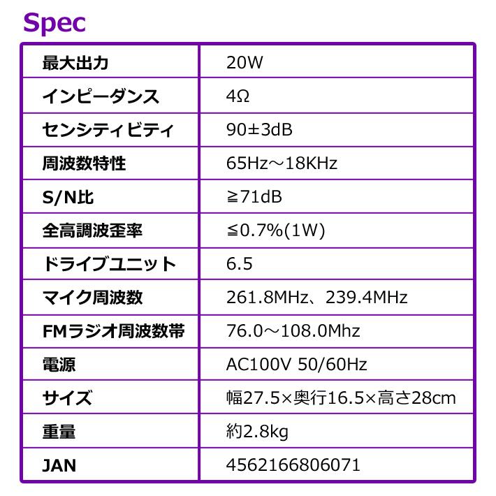 CICONIA デスクトップスピーカー CDD160A ワイヤレスマイク 2本 CICONIA デスクトップスピーカー CDD160A ワイヤレスマイク 2本