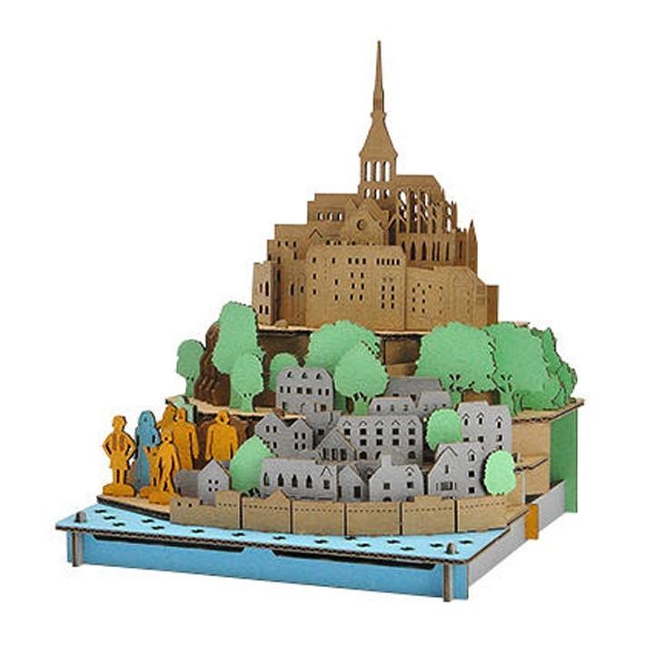 Hacomo モン サン ミシェル 玩具 おもちゃ 組立式 工作 ダンボール クラフト 春休み Gw 夏休み 冬休み 宿題 工作キット インテリア Pusupusu プスプス アイテムジャパン 通販 Yahoo ショッピング
