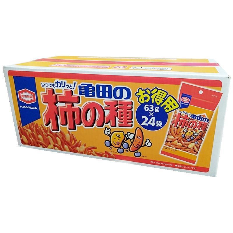 亀田の柿の種 亀田製菓 柿の種ボックス 63g×24袋 お徳用 24袋