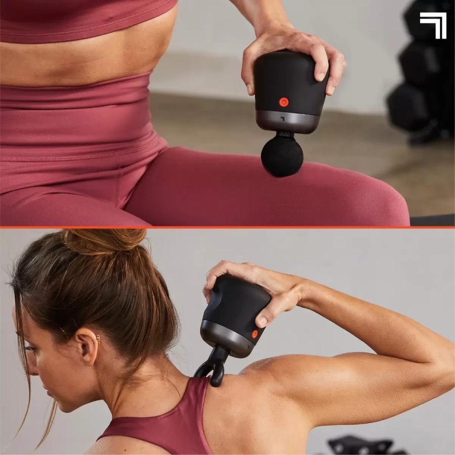 SHARPER IMAGE マッサージ ガン パルム 静音設計 4段階速度調整 4種の