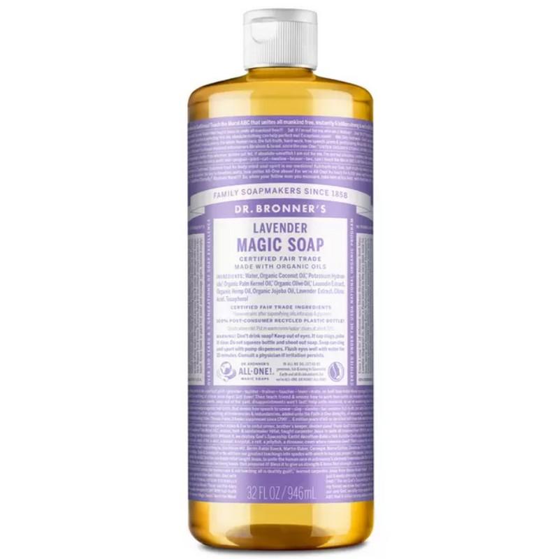 マジックソープ　ドクターブロナー　ラベンダー946ml×4本 Dr.Bronner's（ドクターブロナー） （ドクターブロナー マジックソープ