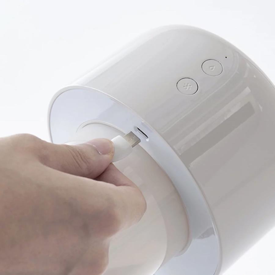 コードレスデスク加湿器 HUMID H6 2個入り ホワイト + USB-C 充電式 調