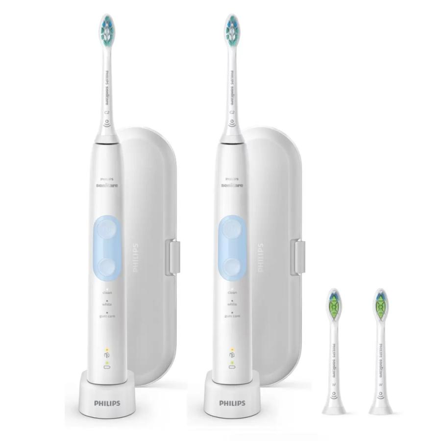PHILIPS ProtectClean HX6403/71 充電式音波歯ブラシ ソニッケアー 電動歯ブラシ プロテクトクリーン HX6403/71 2本組