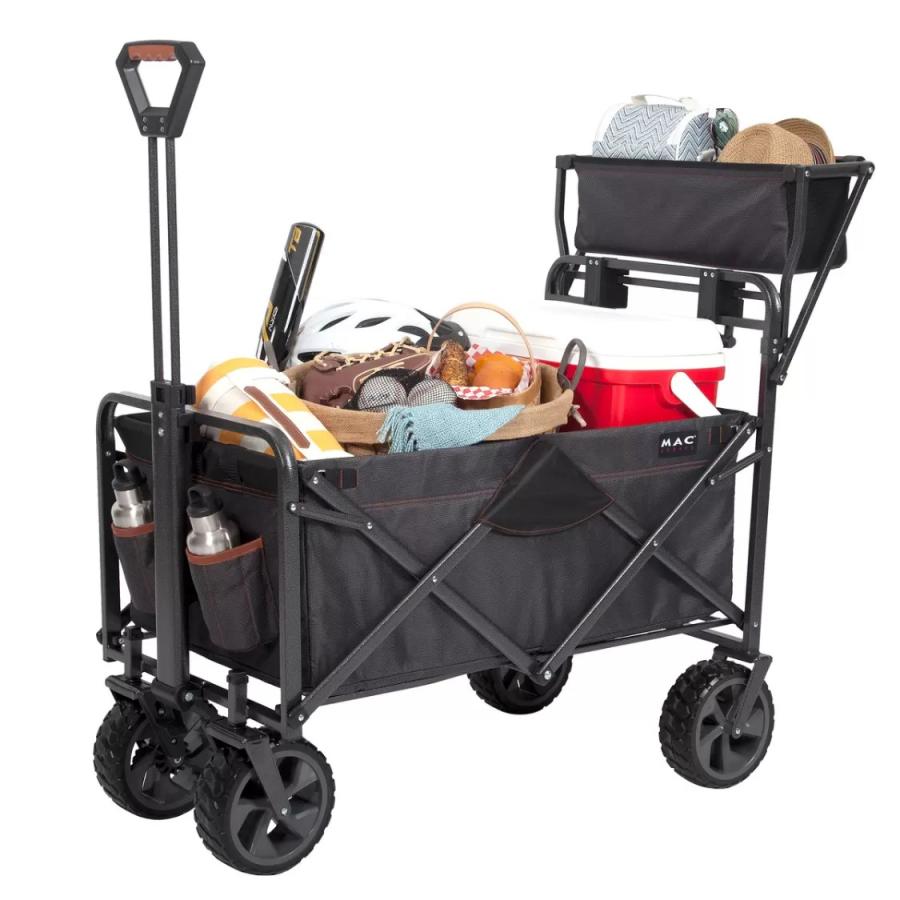 マックスポーツ 折り畳みワゴンXL　ブラックグレー MAC SPORTS マックスポーツ 折り畳みワゴン XL ブラック/グレー 耐荷重 159kg 折畳