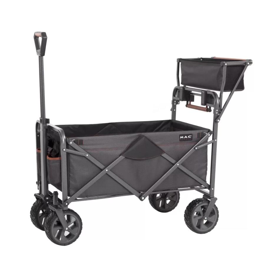 マックスポーツ 折り畳みワゴン XL ブラック/グレー 耐荷重 159kg 折畳