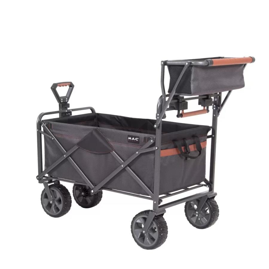 マックスポーツ 折り畳みワゴン XL ブラック/グレー 耐荷重 159kg 折畳