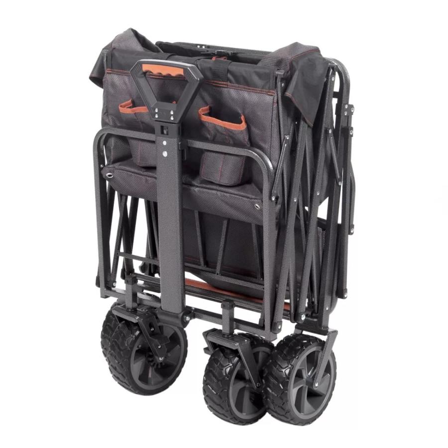 マックスポーツ 折り畳みワゴン XL ブラック/グレー 耐荷重 159kg 折畳