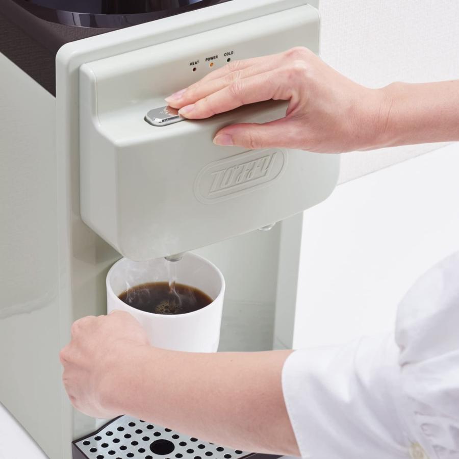 Toffy トフィー ウォーターサーバー K-WS2 アッシュホワイト白色 卓上
