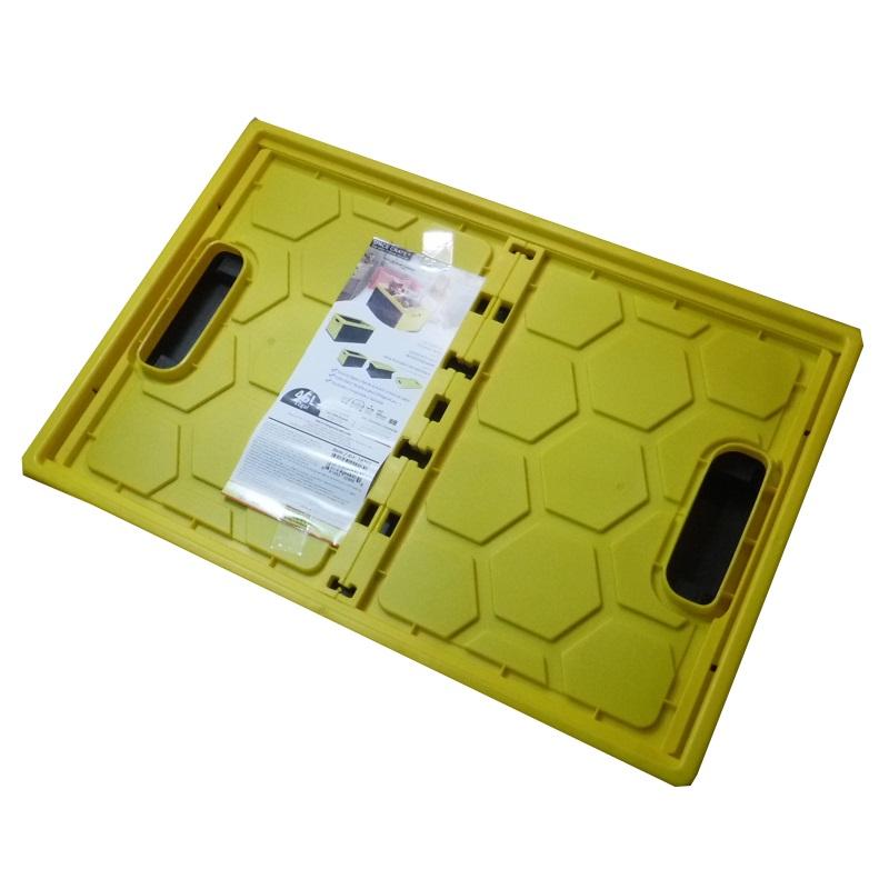 Space Crate 折り畳みコンテナ イエロー 46l 耐荷重約35kg スペースクレート 収納 カゴ ボックス 持ち運び コストコ I Co1309 アイテンプ 通販 Yahoo ショッピング