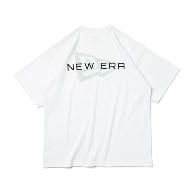 NEW ERA（ニューエラ） Performance Apparel  半袖 オーバーサイズド パフォーマンス Tシャツ Overlap Logo ホワイト 13516843｜itempost｜04