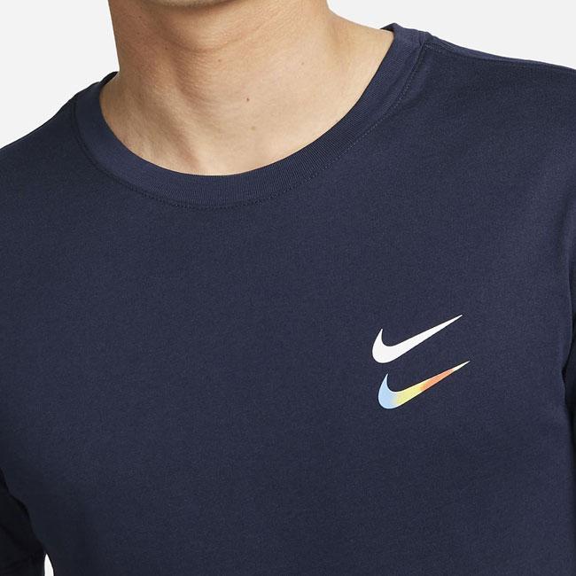 NIKE（ナイキ）Dri-FIT メンズ トレーニング Tシャツ オブシディアン/ホワイト｜itempost｜04