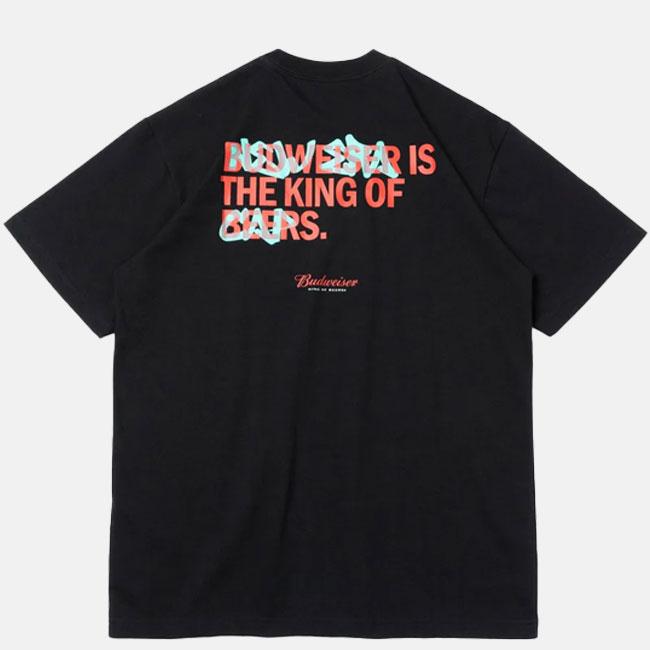 NEW ERA ニューエラ 半袖 コットン Tシャツ Budweiser バドワイザー 