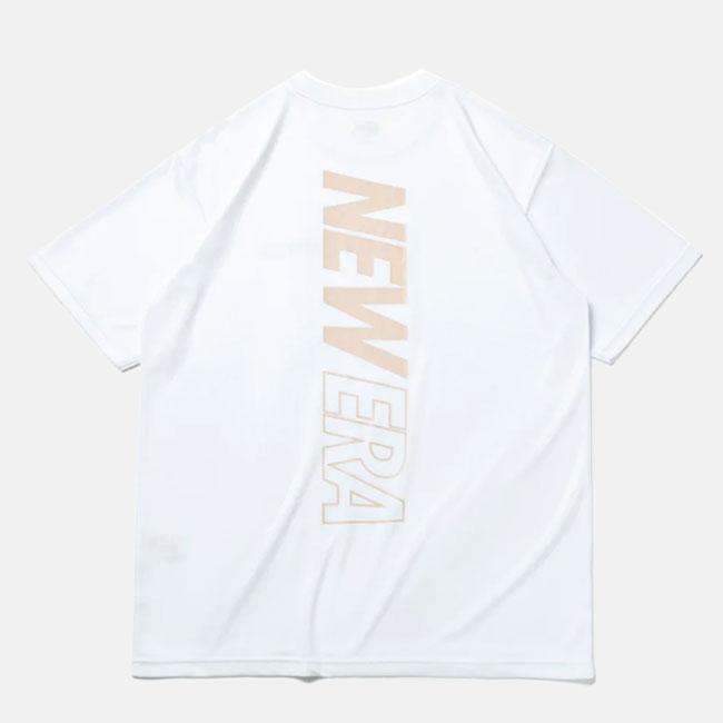 NEW ERA（ニューエラ）半袖 テック Tシャツ Rear Vertical Logo ホワイト Performance Apparel 13755355｜itempost｜06