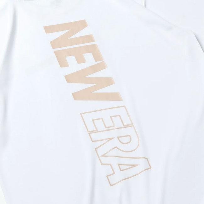 NEW ERA（ニューエラ）半袖 テック Tシャツ Rear Vertical Logo ホワイト Performance Apparel 13755355｜itempost｜08
