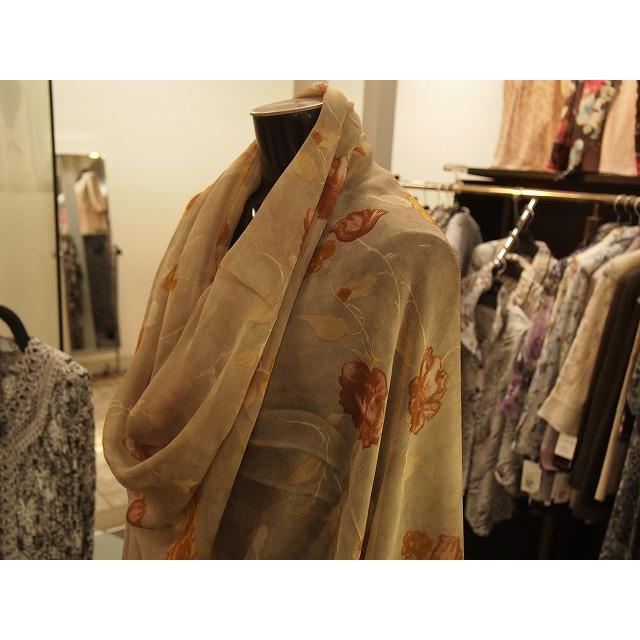 お買得 【シルク シフォンジョーゼット プリント】イタリー製 輸入生地  