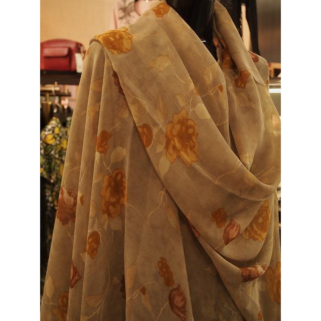 お買得 【シルク シフォンジョーゼット プリント】イタリー製 輸入生地  