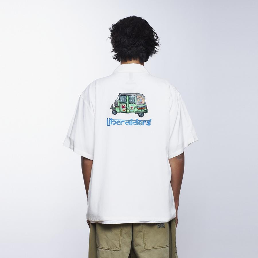 Liberaiders リベレイダース CNG RICKSHAW RAYON S/S SHIRT　オープンカラーシャツ｜itempost｜04