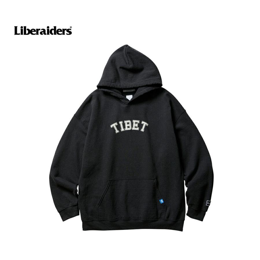 Liberaiders リベレイダース TIBET PULLOVER HOODIE BLACK パーカー