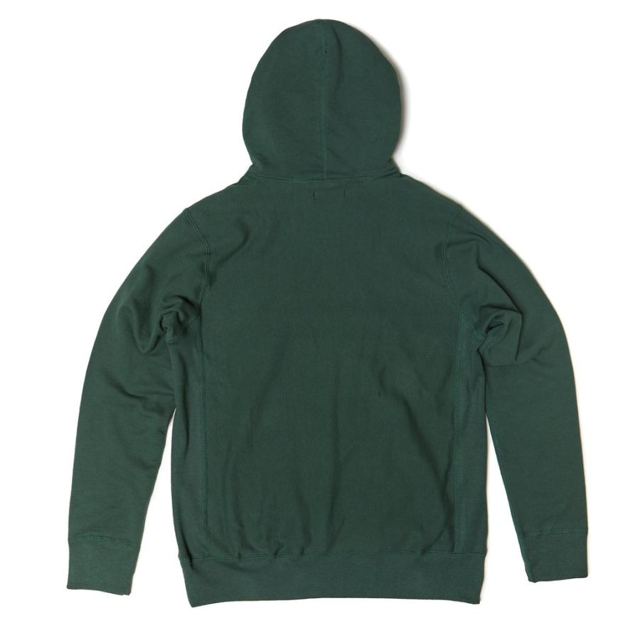 SHATTER HOODED SWEATSHIRT パーカー   SPRUCE GREEN FRENCH TERRY
