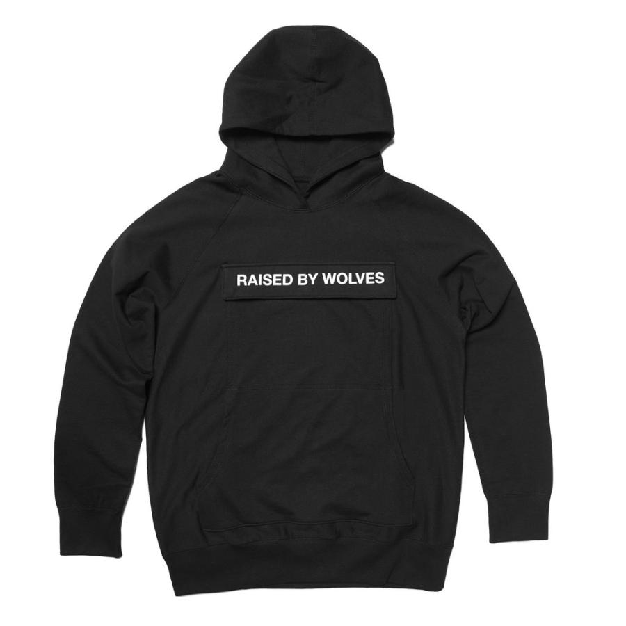 Raised By Wolves レイズドバイウルブス Cargo Hooded Sweatshirt パーカー Black French Terry Labhauser Ch
