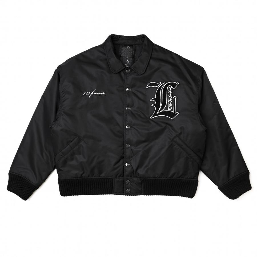 【LUTI/ルーティー】LOVERS LETRA JACKET ジャケット / BLACK_1