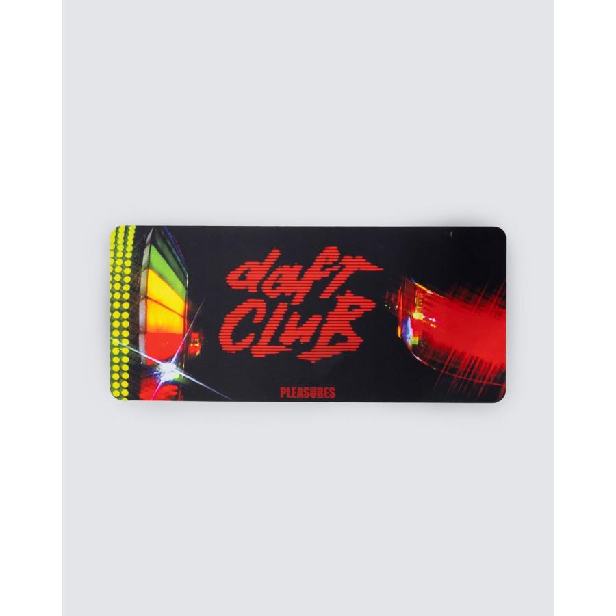 【PLEASURES/プレジャーズ×DAFT PUNK/ダフト・パンク】DAFT CLUB GAMING PAD マウスパッド / BLACKの画像