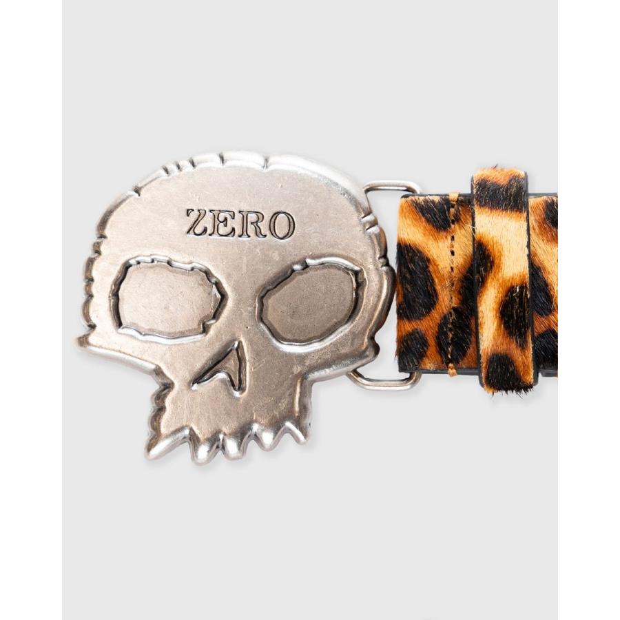 PLEASURES/プレジャーズ×ZERO SKATEBOARDS】LEOPARD STUDDED BELT