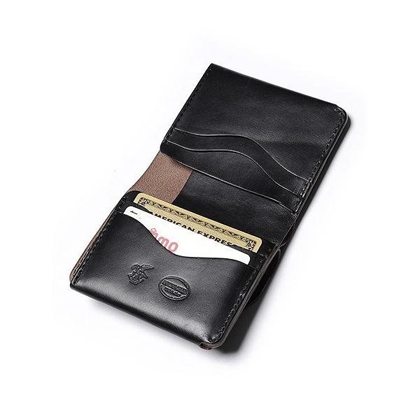 に*き様 MR. OLIVE クロムエクセル 二つ折り財布 ブラック Horween chromexcel leather Mr olive クロム エクセル 財布 MR OLIVE