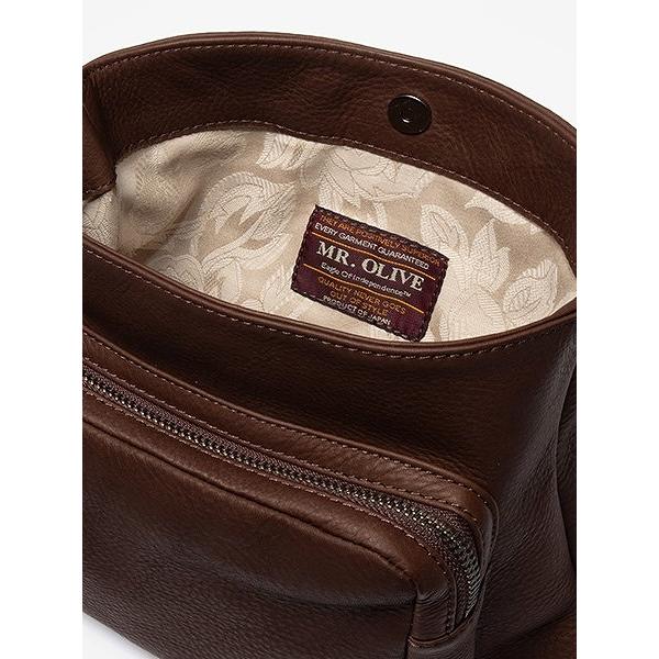 MR.OLIVEミスターオリーブ】 WATER PROOF WASHABLE LEATHER / GUSSET 