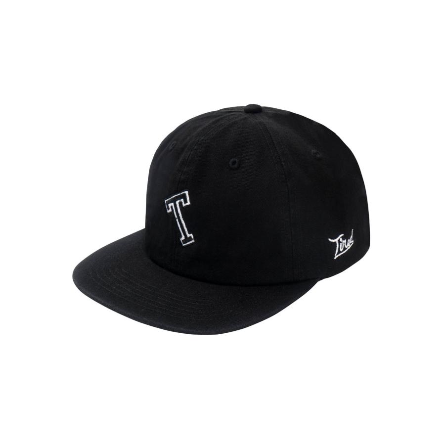 ■【TIREDタイアードbyPARRA】TILTED T CAP　バイパラ（BLACK）｜itempost｜02