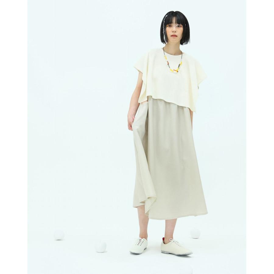 ★【BEDSIDEDRAMAベッドサイドドラマ】Combination dress（bsd23SS-11）　(2色)｜itempost｜04