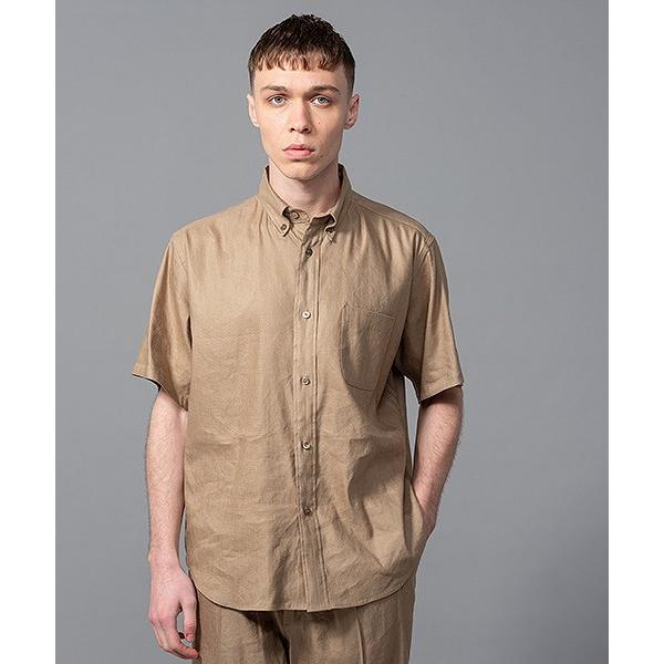 【23SS】【MR.OLIVEミスターオリーブ】LINEN & RAYON STRETCH CLOTH / SHORT SLEEVE BUTTON DOWN SHIRT（3色）｜itempost｜09