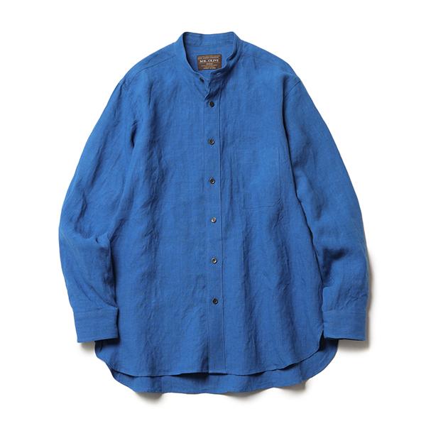 【50% SALE】【MR.OLIVEミスターオリーブ】MR.OLIVE / FRENCH LINEN CLOTH / BAND COLLAR L/S SHIRT(5色)（m231123）｜itempost｜04
