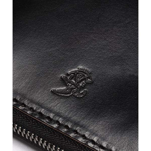 【MR.OLIVEミスターオリーブ】 HORWEEN CHROMEXCEL LEATHER / COMPACT ZIP WALLET（me123ｈ）(ブラック)｜itempost｜05