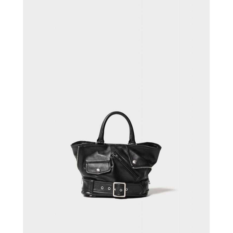 【beautiful people / ビューティフルピープル】excerption riders kids tote bag（1000611905）（レザーバック）の画像