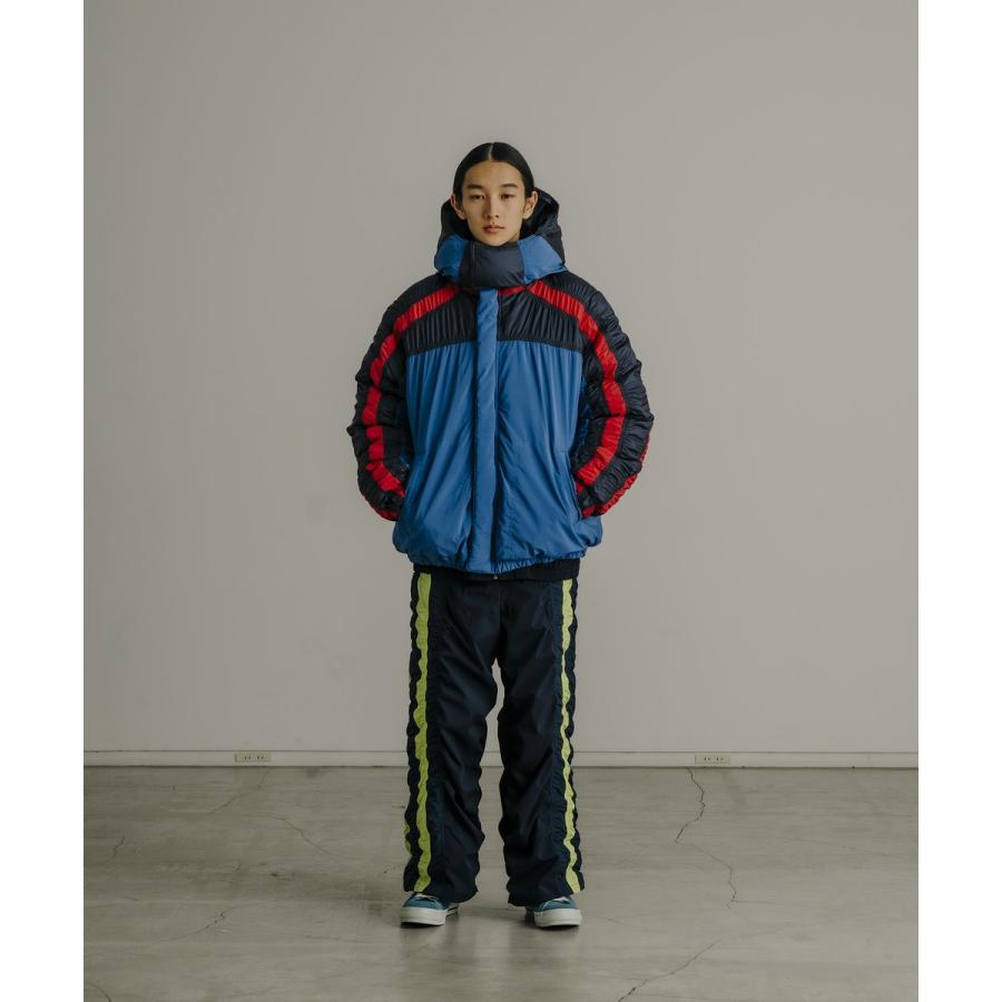 【FACETASM ファセッタズム】GATHERED SEAM DOWN JACKET/BLUE/ブルー（2色）の画像