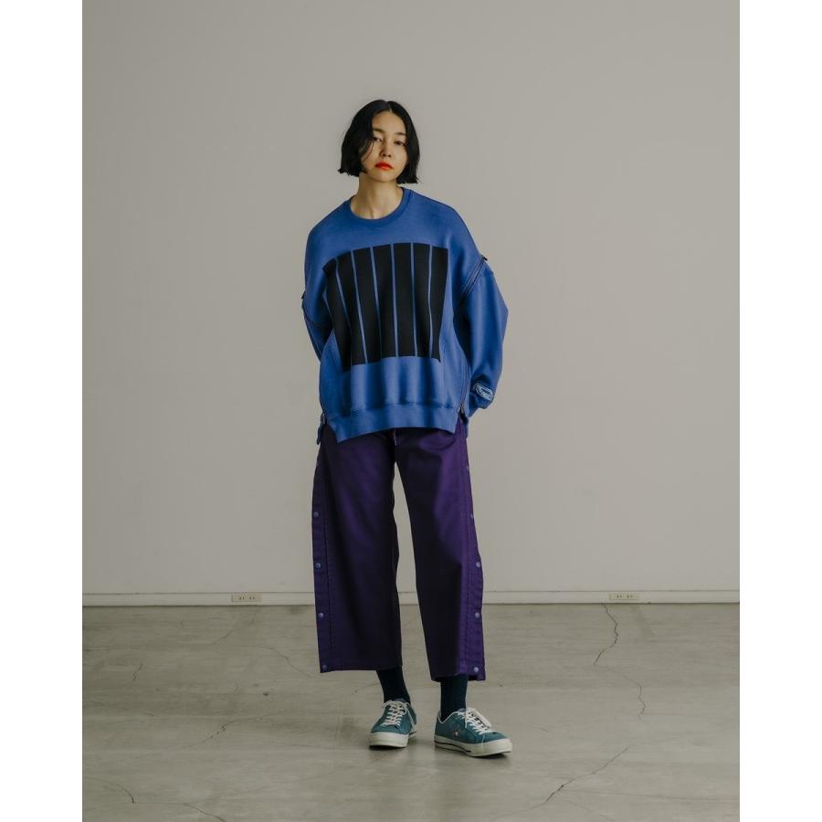 FACETASM ファセッタズム7BARS ZIPPER SWEAT/GREEN/グリーン（4色