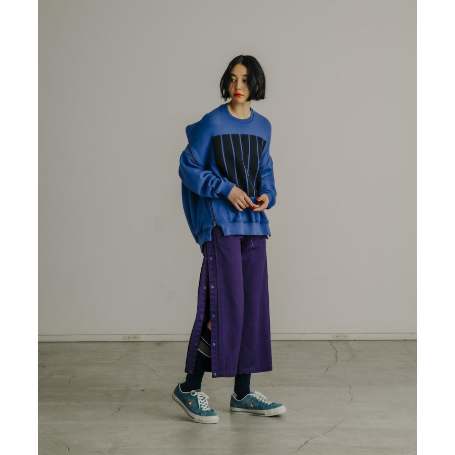 FACETASM ファセッタズム7BARS ZIPPER SWEAT/GREEN/グリーン（4色 