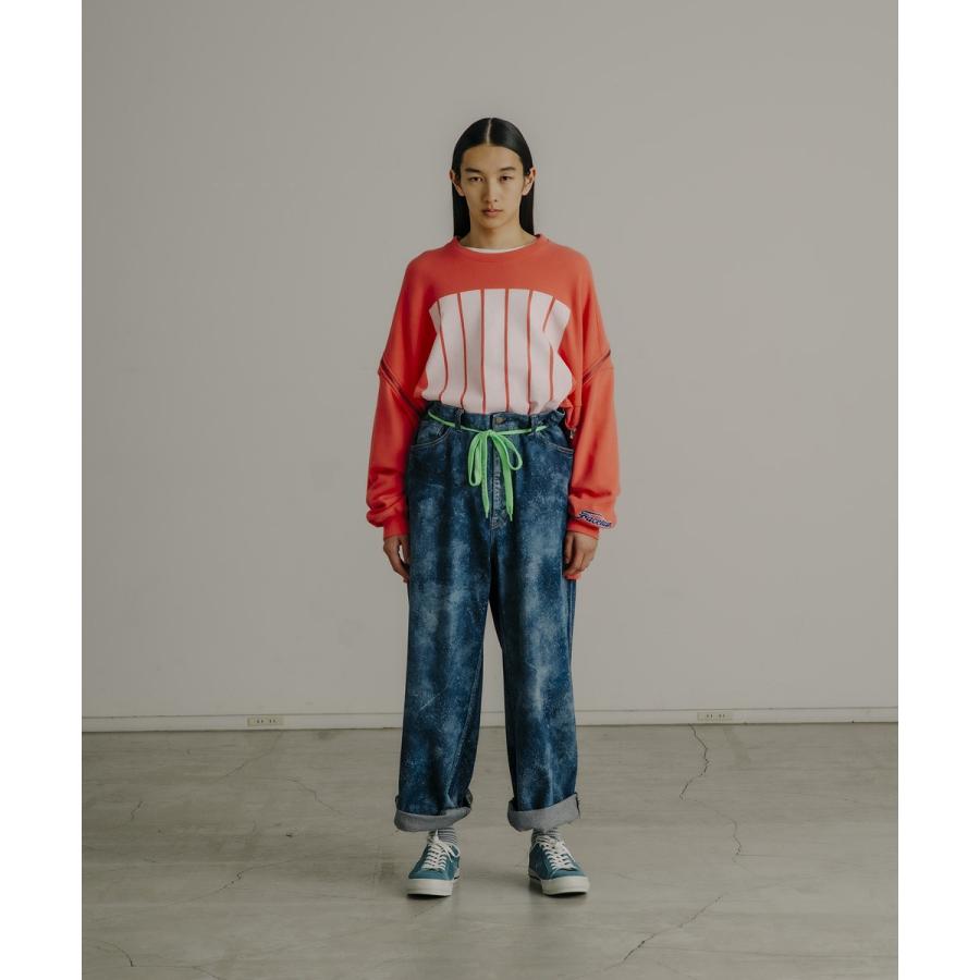 FACETASM ファセッタズム7BARS ZIPPER SWEAT/GREEN/グリーン（4色