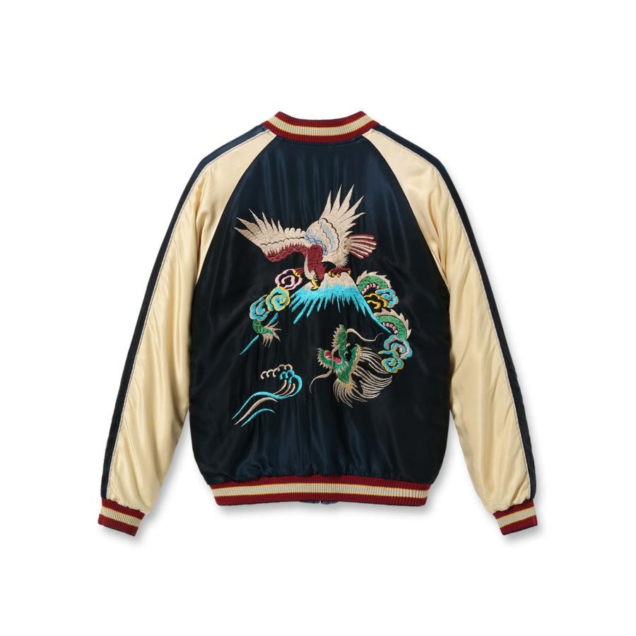 【TAILOR TOYO テーラー東洋】 Early 1950s Style Acetate Souvenir Jacket “EAGLE & DRAGON” × “GREEN DRAGON” (AGING MODEL)の画像