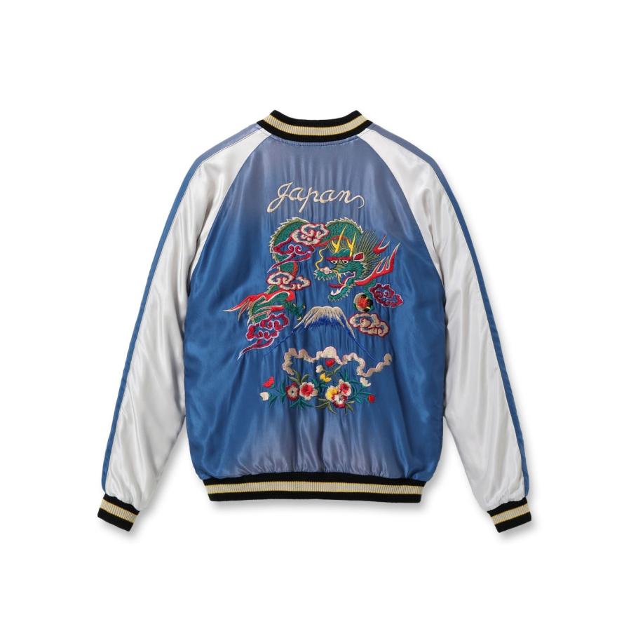 【TAILOR TOYO テーラー東洋】 Early 1950s Style Acetate Souvenir Jacket “EAGLE & DRAGON” × “GREEN DRAGON” (AGING MODEL)の画像